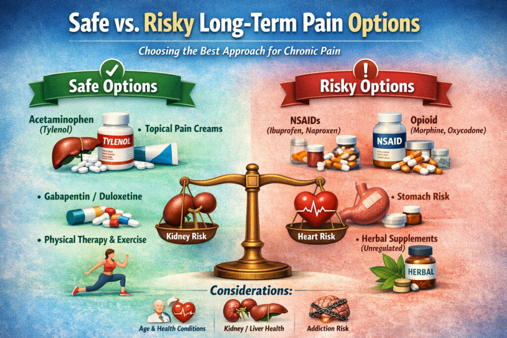 Safe vs Risky Long-Term Pain Options