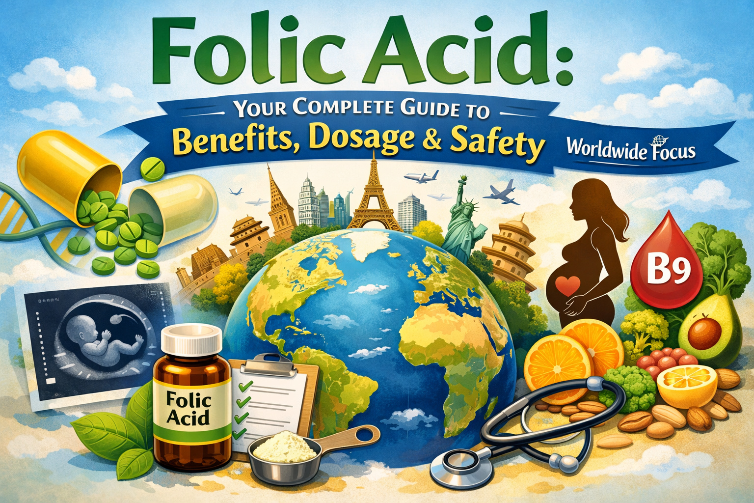 Folic Acid: Your Complete Guide to Benefits, Dosage & Safety Worldwide